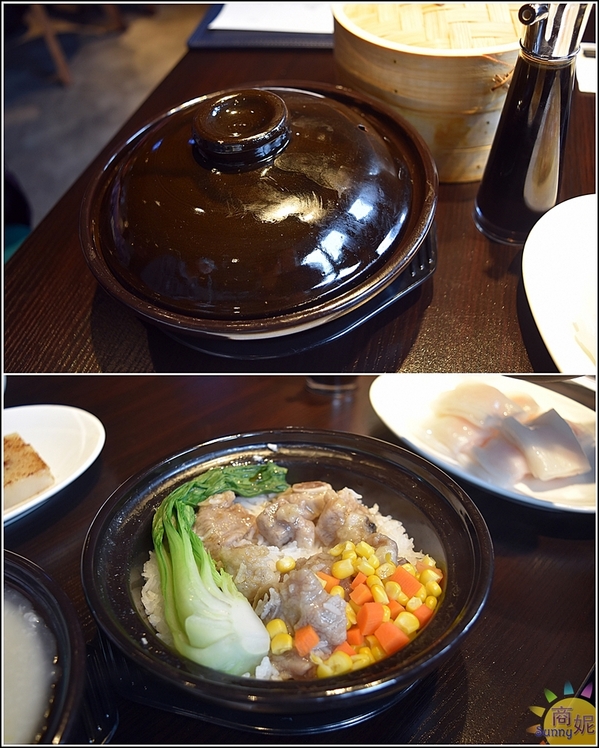 港點香港煲仔飯：一中美食香港煲仔飯。港點。香港師傅料理道地港味。智慧型煲飯機煲出正宗港式煲仔飯@商妮吃喝遊樂