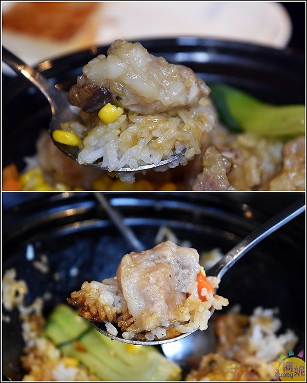 港點香港煲仔飯：一中美食香港煲仔飯。港點。香港師傅料理道地港味。智慧型煲飯機煲出正宗港式煲仔飯@商妮吃喝遊樂