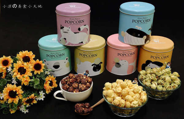 哈妮小屋 手炒爆米花、手工餅乾、罐子蛋糕：台中豐原』哈妮小屋手炒爆米花║超可愛童趣鐵罐，讓人愛不釋口的奇妙點心，愈吃愈唰嘴！(可宅配)