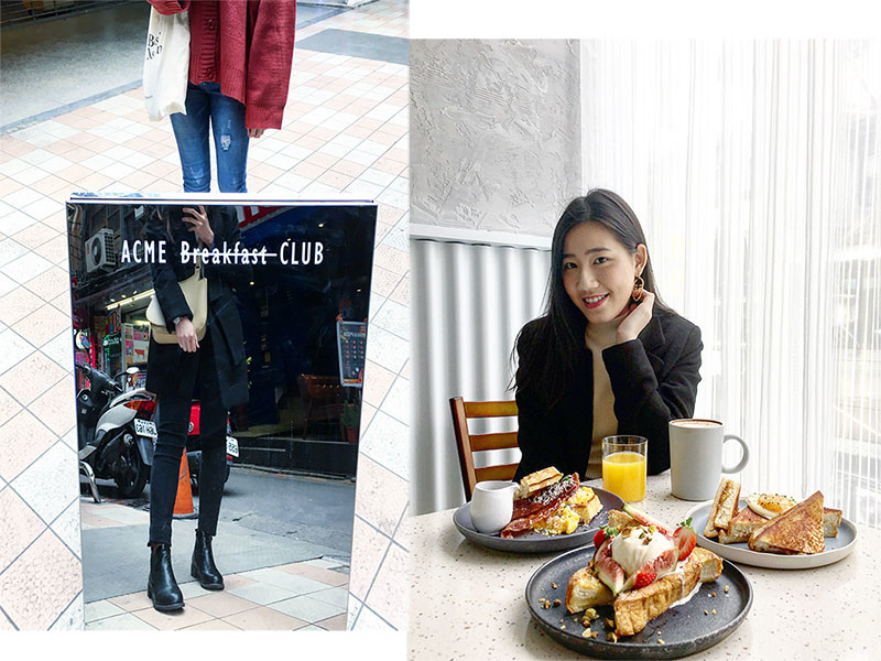 【台北｜西門站】ACME Breakfast CLUB＿西門町早午餐後起之秀＿純白窗簾搭著夢幻早餐愜意又悠閒