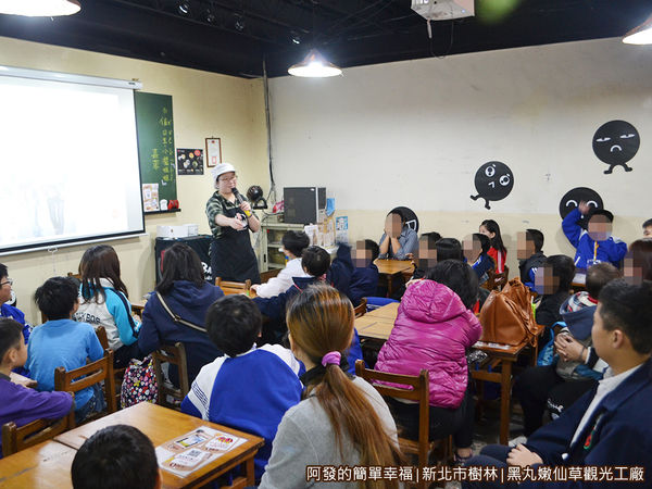 黑丸嫩仙草觀光工廠07-上課情形