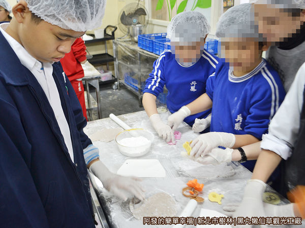 黑丸嫩仙草觀光工廠16-做芋Q造型