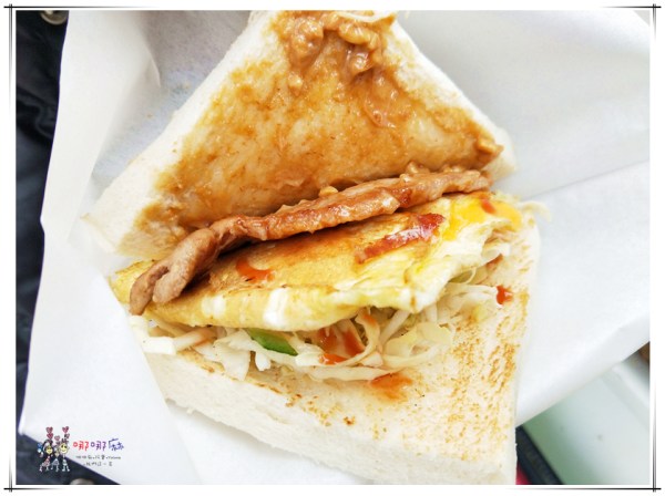 宜蘭美食,早餐,宜蘭市,救災,彩虹小8,鐵板三明治
