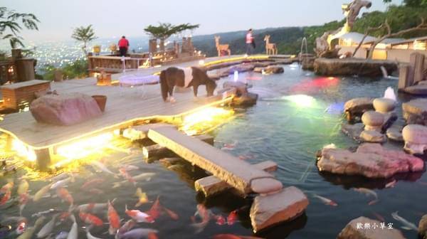 星月天空景觀餐廳：【南投景點】八卦山最高景觀餐廳，跟著動物一起賞夜景之星月天空