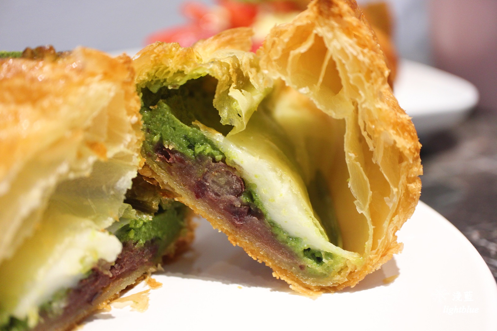 [ 大安站美食 ] 淺藍 × 法式修頌．可頌專賣店～滿滿草莓可頌、抹茶修頌