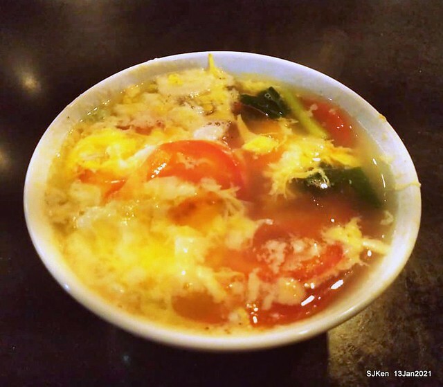 Chinese fried egg noodle「四海木須麵」, Taipei, Taiwan, SJKen, Jan 13, 2021.