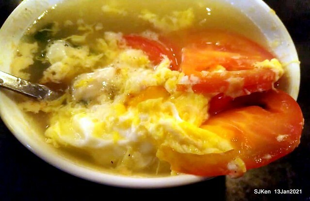 Chinese fried egg noodle「四海木須麵」, Taipei, Taiwan, SJKen, Jan 13, 2021.