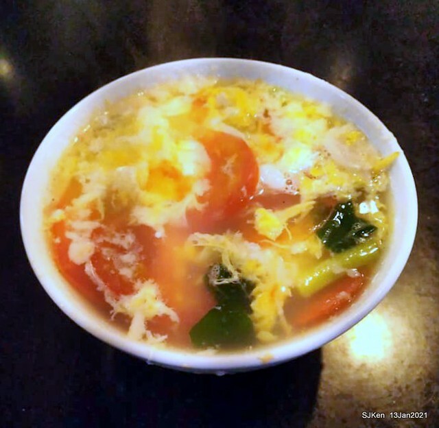 Chinese fried egg noodle「四海木須麵」, Taipei, Taiwan, SJKen, Jan 13, 2021.