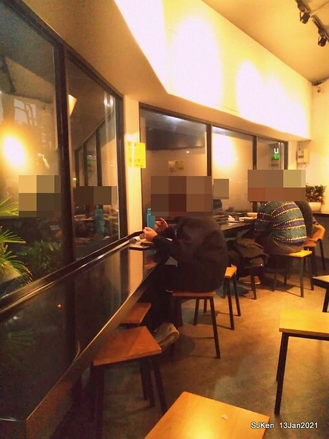 Chinese fried egg noodle「四海木須麵」, Taipei, Taiwan, SJKen, Jan 13, 2021.