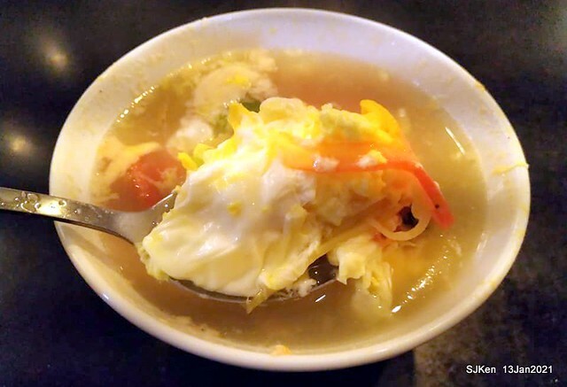 Chinese fried egg noodle「四海木須麵」, Taipei, Taiwan, SJKen, Jan 13, 2021.