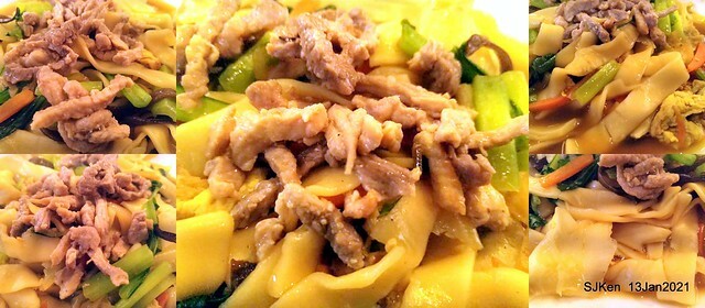 Chinese fried egg noodle「四海木須麵」, Taipei, Taiwan, SJKen, Jan 13, 2021.