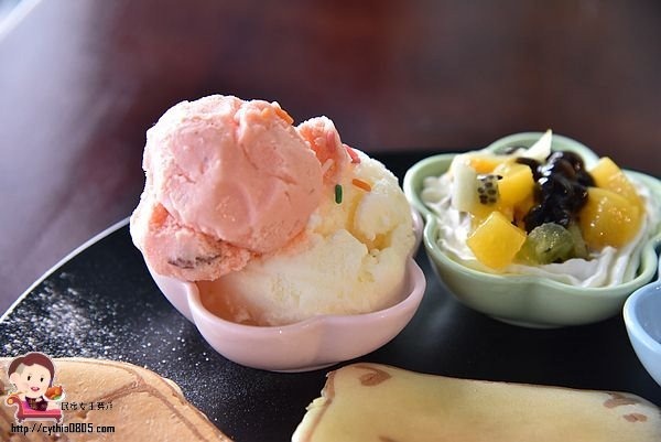 桃園中壢美食-班卡鬆餅 Pan.K.Plaza-旅行青蛙出現在鬆餅上，創意早午餐的另一種選擇 (邀約) @民宿女王芽月-美食.旅遊.全台趴趴走