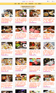 海綿飽飽的鳳梨城堡的美食牆