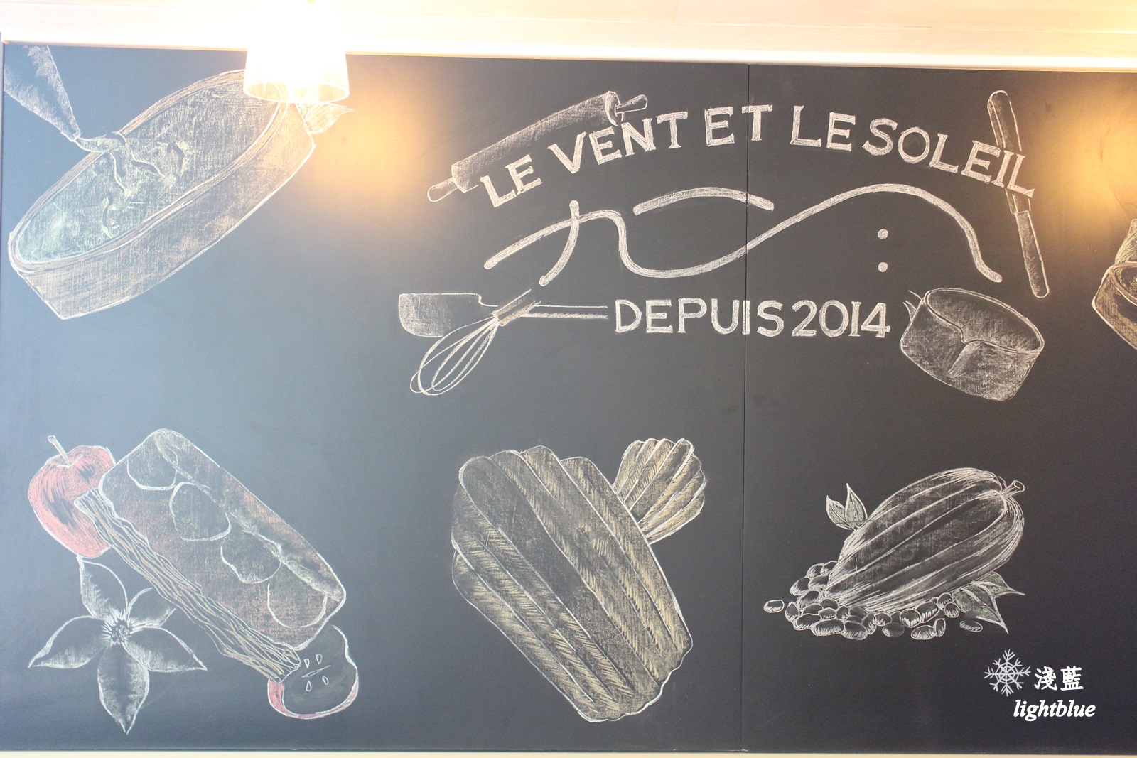 [ 古亭站美食 ] 淺藍 × 九日風～每日少量供應，造型精緻的甜點