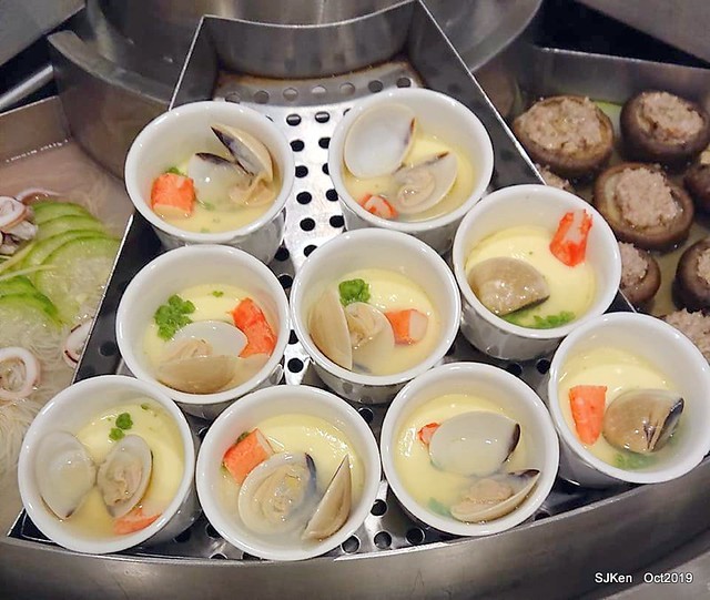 The steam pot dishes for 10 people , 埔里四季蒸宴 , Middle Taiwan, Oct 26, 2019