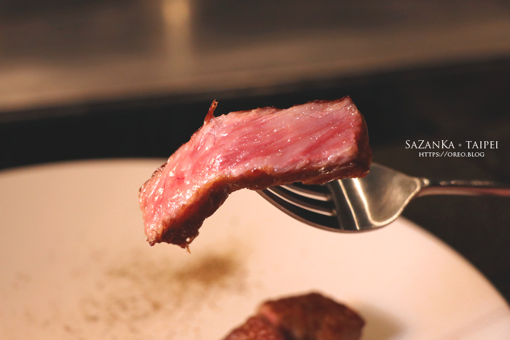 大直山茶花鐵板燒│鐵板上的高檔美味！直逼日本水準的鹿兒島和牛/美國極黑牛料理~約會餐廳/孝親餐廳 - OREO的旅行日記
