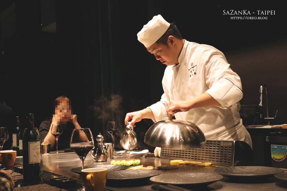 大直山茶花鐵板燒│鐵板上的高檔美味！直逼日本水準的鹿兒島和牛/美國極黑牛料理~約會餐廳/孝親餐廳 - OREO的旅行日記