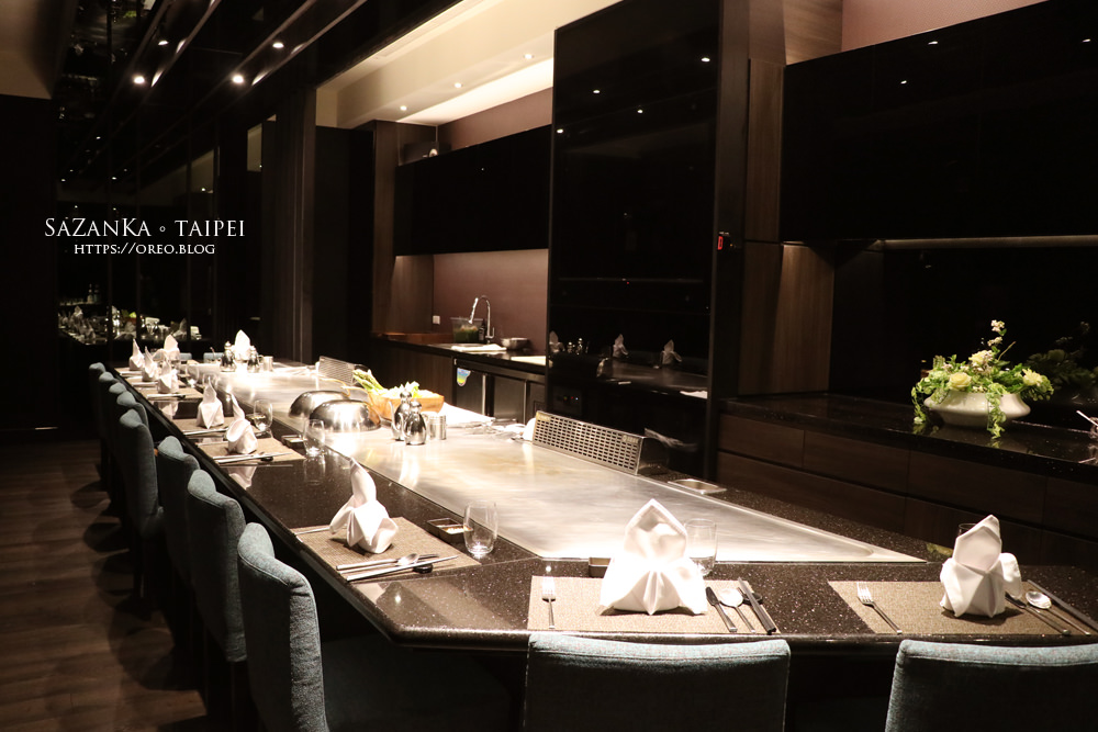 大直山茶花鐵板燒│鐵板上的高檔美味！直逼日本水準的鹿兒島和牛/美國極黑牛料理~約會餐廳/孝親餐廳 - OREO的旅行日記