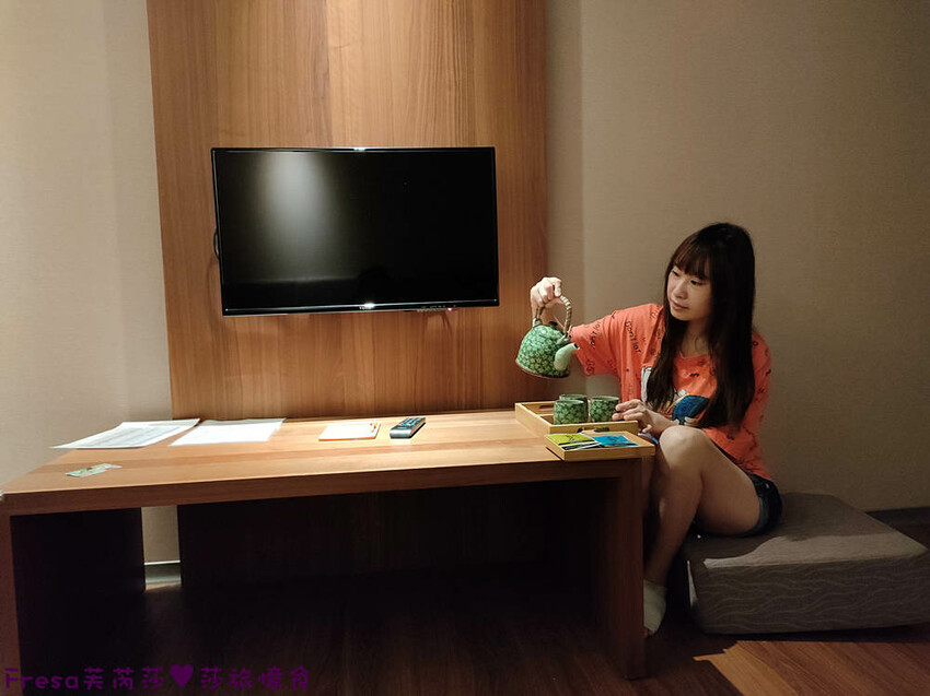 嘉義飯店【福泰桔子商旅】日式房型秒飛日本度假趣.完善舒適的背包客房超大交誼聽│嘉義文化店 - Fresa芙芮莎♥莎旅憶食