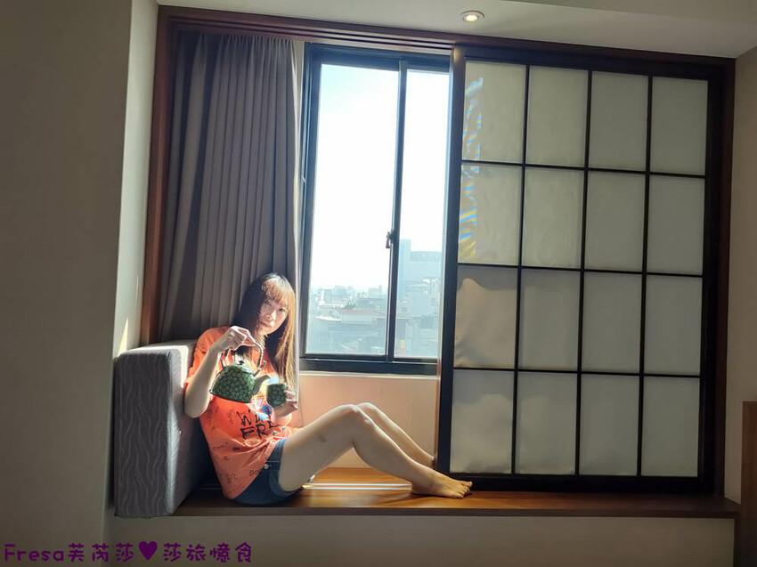 嘉義飯店【福泰桔子商旅】日式房型秒飛日本度假趣.完善舒適的背包客房超大交誼聽│嘉義文化店 - Fresa芙芮莎♥莎旅憶食