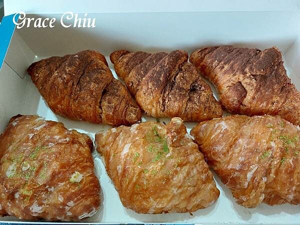 八月堂可頌 香濃巧克 雪花檸檬 台北京站時尚廣場B2F