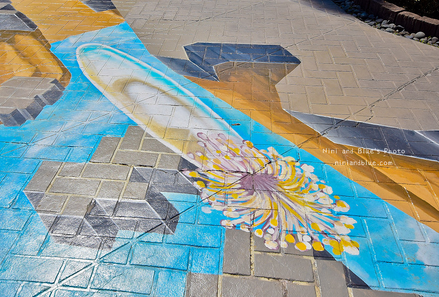 霧峰區公所.3D地景彩繪05