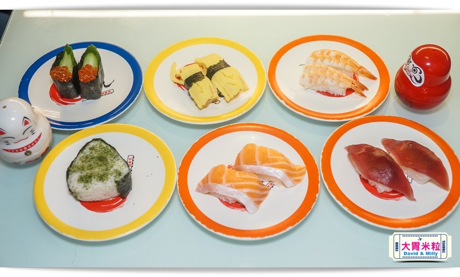 新幹線列車,現點現做直達桌邊,高雄左營,御壽司,迴轉壽司每盤30元起,享受握壽司.丼飯.壽喜燒,天婦羅,這裡通通有 - 大胃米粒 DAVID & MILLY