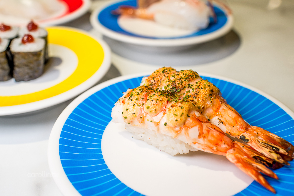 《海壽司 微風松高店》平價迴轉壽司 - 卡琳。摸魚兒趣