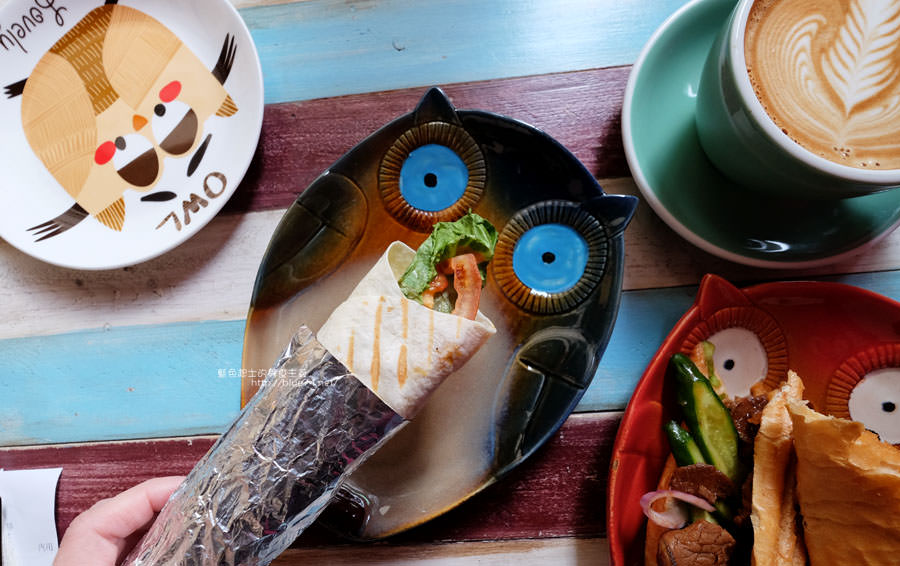 台中南屯│力芽咖啡Coffeeeah-南屯隱藏大大的親子空間.貓頭鷹元素無所不在 - 藍色起士的美食主義