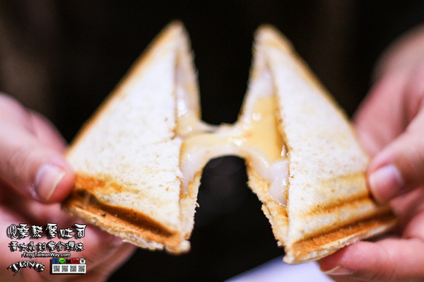 Q桑熱壓吐司：Q桑熱壓吐司【桃園美食】|桃園慈文路現點現做的牽絲熱壓吐司早餐店；還有每日限量的溫體爆汁雞腿及雞翅。