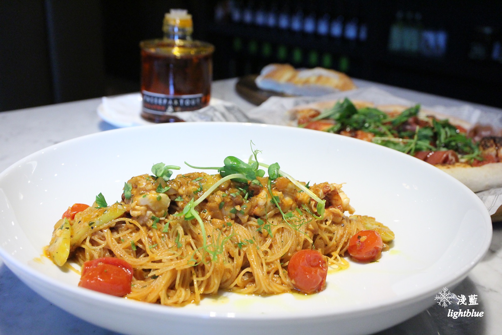 [ 忠孝新生站美食 ] 淺藍 × Domani義式餐廳～大安區/忠孝新生站義式餐廳，摩登私人會所般的義式餐酒美食祕密基地