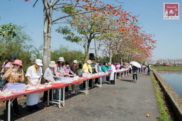 芳榮米廠：【臺南美食】花現臺南越光米，千人於木棉花道手作長壽司~臺南越光米(臺南16號品種)