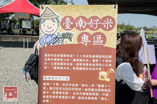 芳榮米廠：【臺南美食】花現臺南越光米，千人於木棉花道手作長壽司~臺南越光米(臺南16號品種)