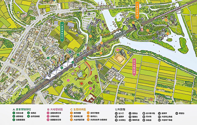 2018綠博園區地圖