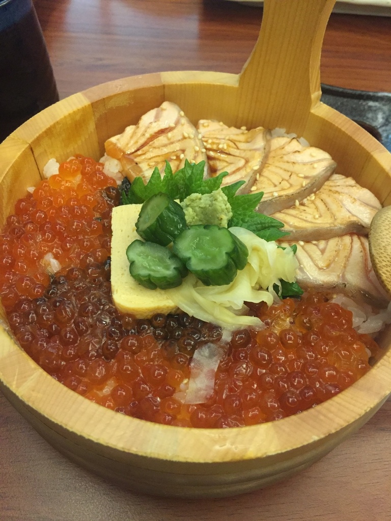 箸福_炙燒鮭魚丼