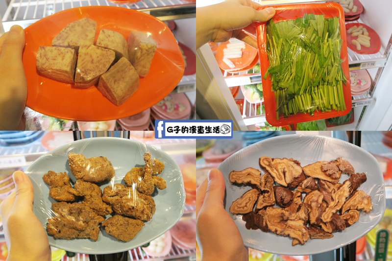 新莊老地方自助石頭火鍋-食材都用保鮮膜包,很衛生