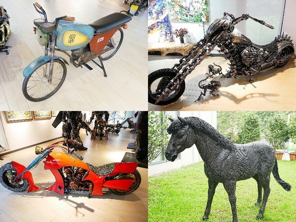 Art Lynn 無己之凡生活空間：Art Lynn 無己之凡生活空間-苗栗三義世外桃源  環保藝術在這邊體現  諾大的空間除了用餐還有許多藝術品可以欣賞