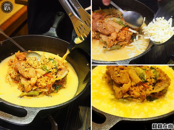 糕糕在尚(豐原店)： 糕糕在尚豐原店不只有韓國烤肉，澎湃的豆腐鍋，肉片堆起來像座小山！