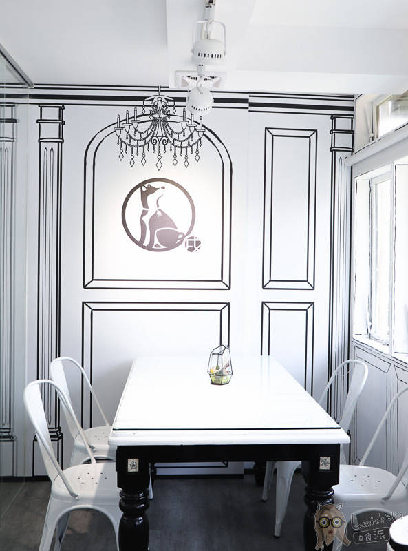 士林餐廳推薦》黑犬-黑白漫畫風餐廳,又美又好吃的清新空間 - Lexies Blog,寫食派