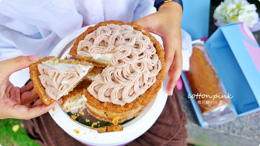 台中母親節蛋糕推薦|義式冰淇淋蛋糕專賣店-法雅花園甜點，隱藏版芋馨派只賣母親節錯過等明年