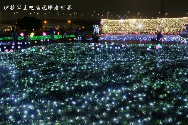 板橋蝴蝶公園：板橋景點/夜景『蝴蝶公園』9萬隻風車/光雕蝴蝶地景/IG打卡熱點/江子翠橫移門