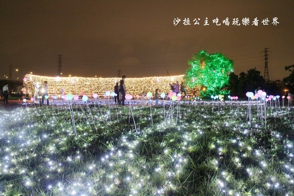 板橋蝴蝶公園：板橋景點/夜景『蝴蝶公園』9萬隻風車/光雕蝴蝶地景/IG打卡熱點/江子翠橫移門