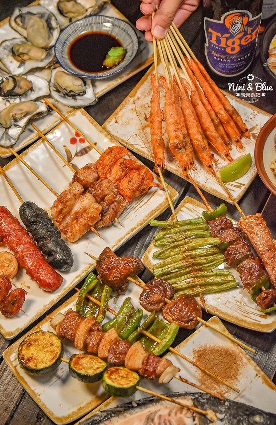 台中燒烤宵夜 神串串燒 啤酒24