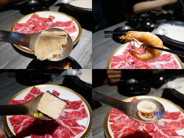 嗑肉石鍋(嗑肉石鍋(昌平店))：嗑肉石鍋昌平店-台中北屯高CP海陸火鍋  選擇多樣  食材新鮮  最霸氣的海陸一上桌驚艷全場