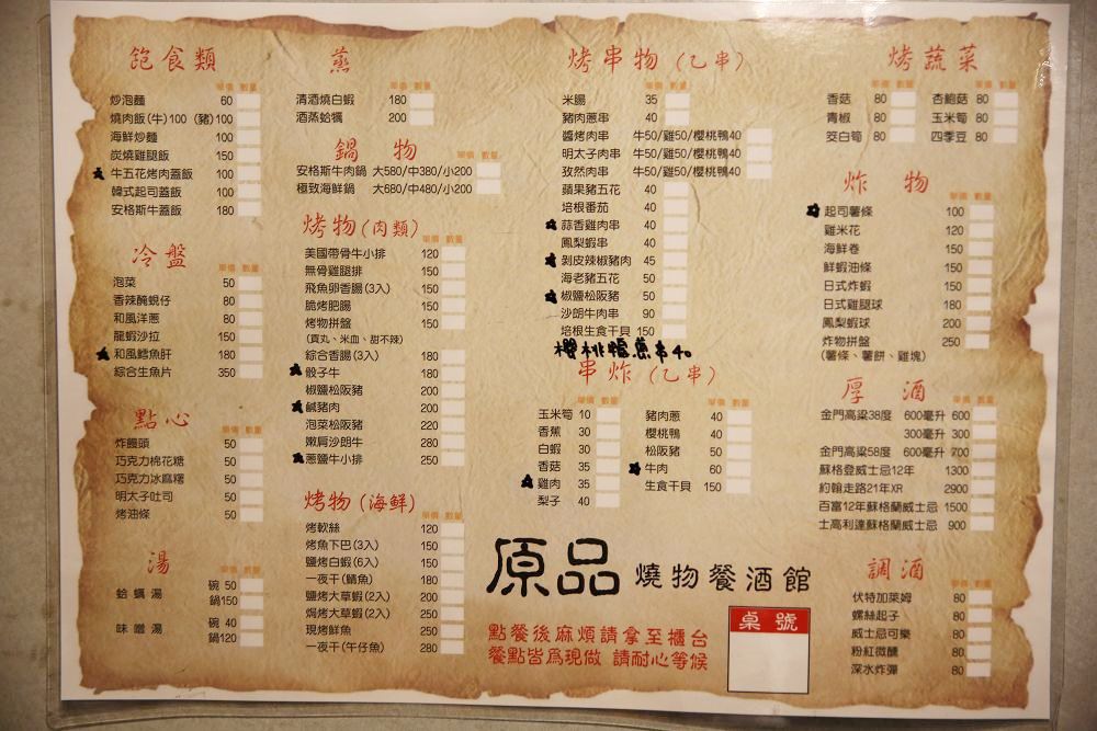彰化員林》原品燒物餐酒館。經典人氣串燒,銷魂串炸物,深夜食堂微醺放鬆好所在 - Nana愛旅行札記