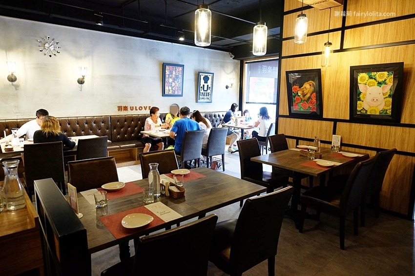 Ulove羽樂歐陸創意料理。楊丞琳大讚:「我的超級愛店、來了N次都吃不膩」,餐點好吃環境炸爆美! @蹦啾♥謝蘿莉 La vie heureuse