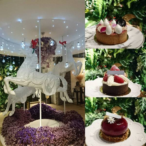 CandyFloss Flower&Caf'e 棉花糖花藝·甜點·下午茶:高雄~CandyFloss Flower&Caf'e 棉花糖花藝·甜點·下午茶~超好拍旋轉木馬、花藝裝飾~夢幻系餐廳~適合情侶約會的好地方~