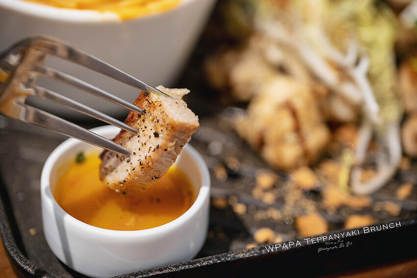 台中．大里 | WPAPA Teppanyaki Brunch 早午餐鐵板料理 | 躲在市場旁的超人氣餐廳，融入高檔法式創意的精緻