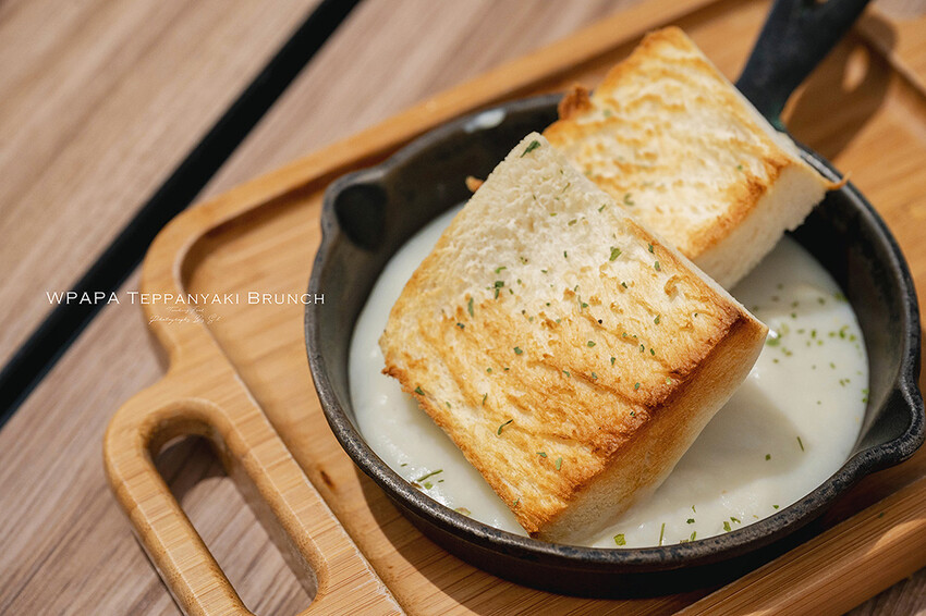 台中．大里 | WPAPA Teppanyaki Brunch 早午餐鐵板料理 | 躲在市場旁的超人氣餐廳，融入高檔法式創意的精緻