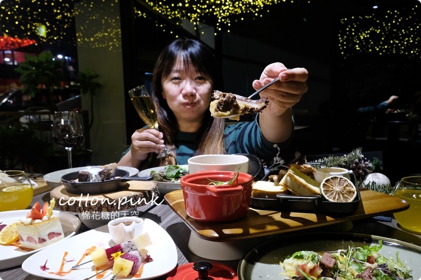 台中大里人氣早午餐晚餐時段開賣!WPAPA Teppanyaki超美星星餐廳夜間限定~大推手工麵 - 棉花糖的天空